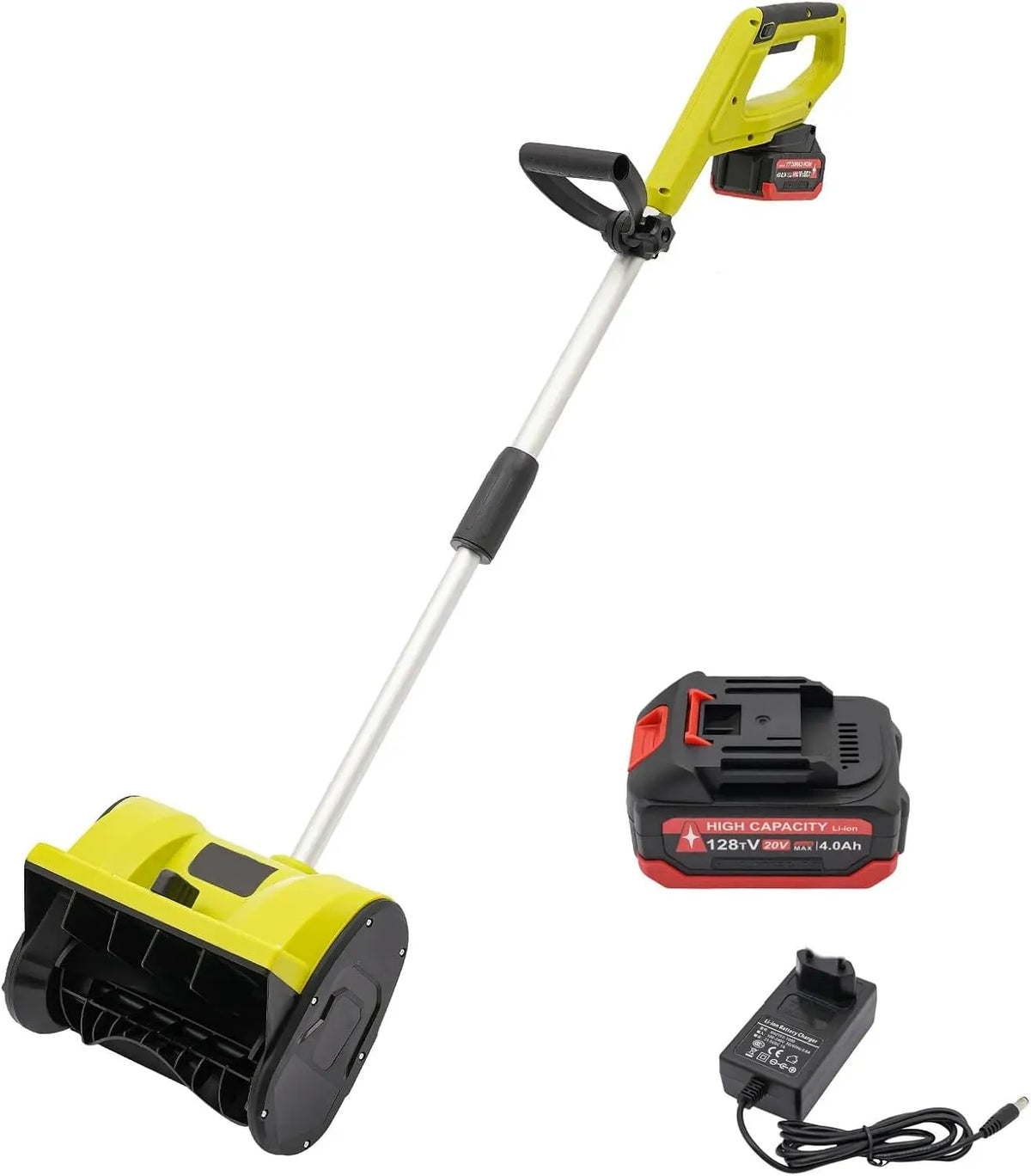 caricatore, batteria, macchina spazzaneve, 32 cm, 1200 W, 20 cm, 8 m, senza fili