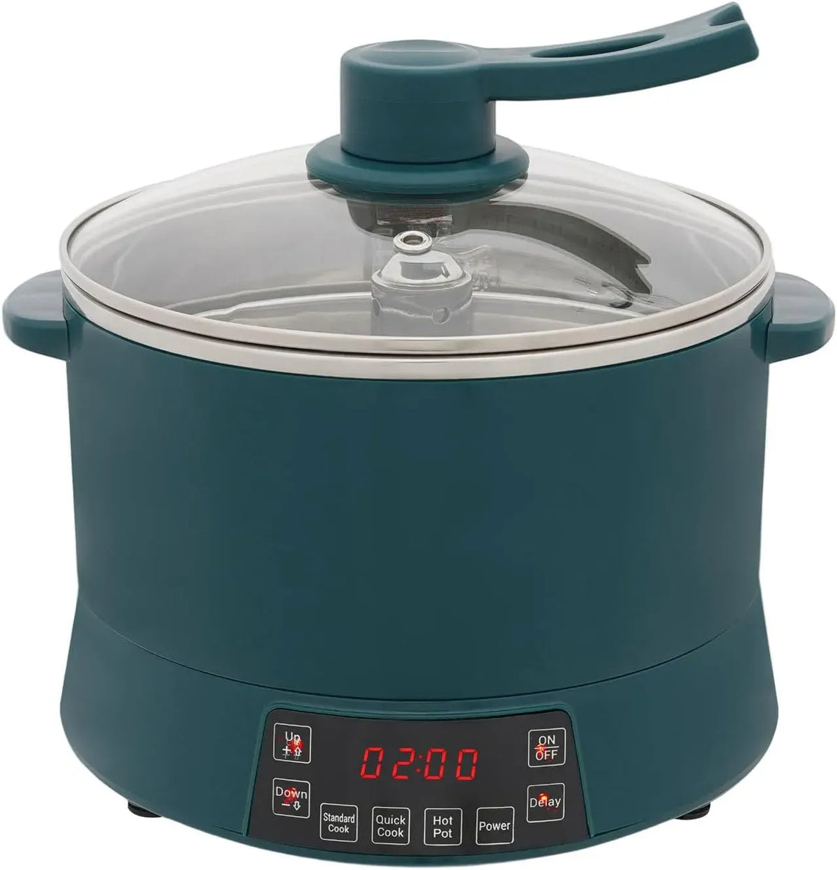 multicooker, pentola elettrica multifunzione, multicooker elettrico, 1500 W, verde, per case