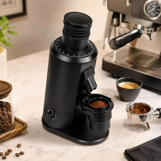 portafiltro, macinino per chicchi di caffè, 58 mm, 80 mm, 70 g, per espresso con portafiltro da 58 mm