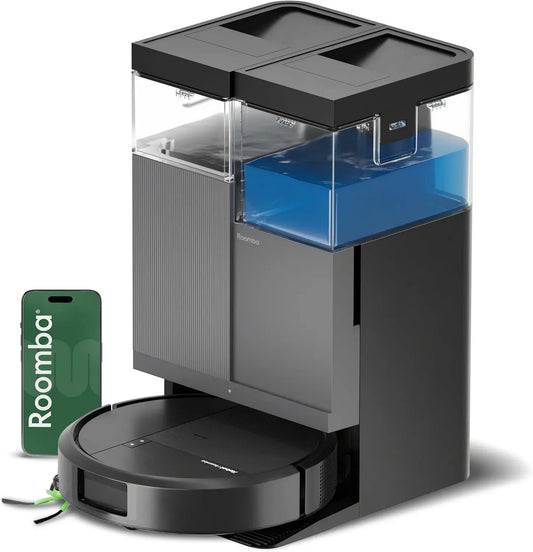 Robot aspirapolvere, 000 Pa, aspirapolvere robot, lavapavimenti elettrico, iRobot Roomba® Plus 415 Combo robot aspirapolvere lavapavimenti