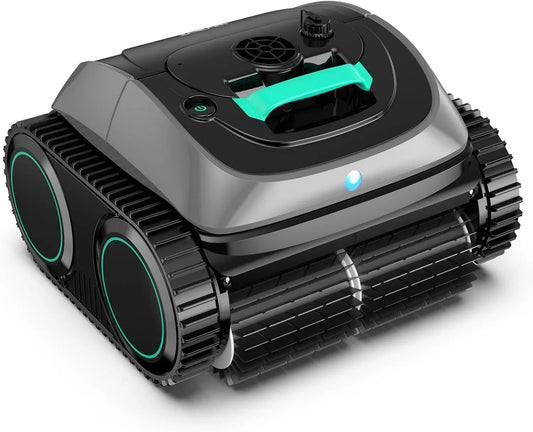 C1-Plus 160min Robot, robot pulitore per piscina, 160 m, grigio, per Piscine interrate & Fuori Terra, WYBOT