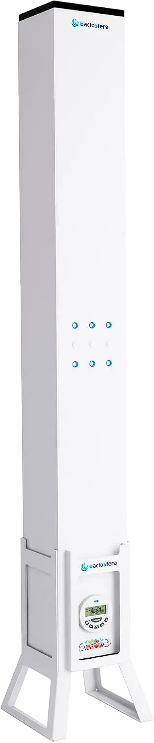 Purificatore d'aria 254nm, timer, Ricircolo Aria Continua 90m², Timer Programmabile