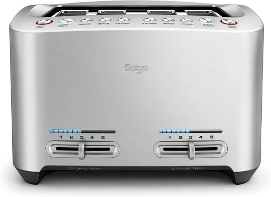 Sage 4-Slice Tostapane, tostapane elettrico per pane, The Smart Toast Toaster