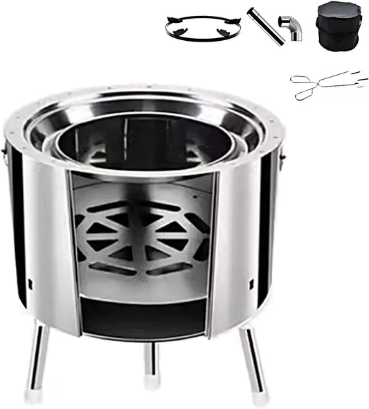 Barbecue, portatile, esterno, funzione riscaldante, per La Cucina e Il Riscaldamento Nessuna Installazione P