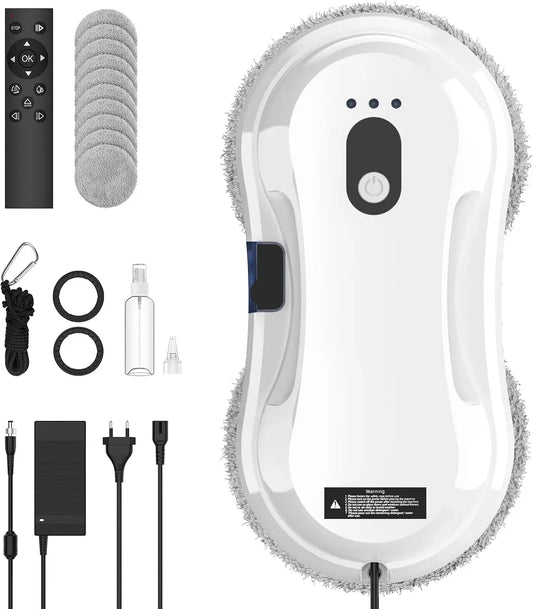 Lavavetri, pulitore elettrico per vetri, 7.5 cm, per Vetrate e Piastrelle, Robot