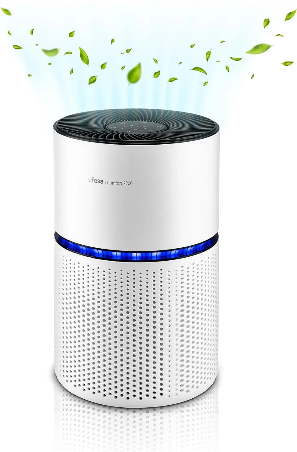 Purificatore d'aria 5-24h, 220 m³/h, 55 dB, timer, bianco, Copertura ≤90 m², 4 Velocità