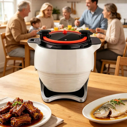 Robot da cucina, 6 L, 2000 W, professionale, rivestimento antiaderente