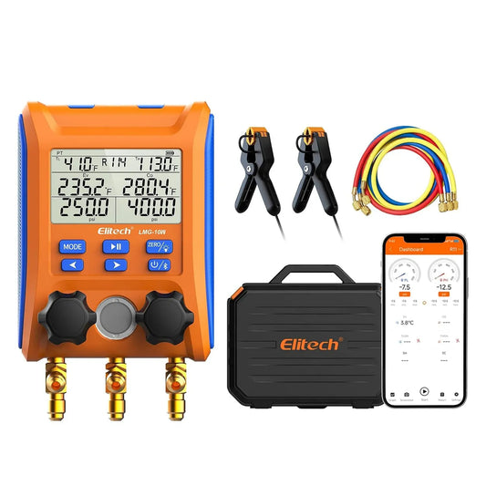 LMG-10W Pompe, 10 W, Bluetooth, funzione riscaldante, per Refrigerante HVAC con Bluetooth e APP Misuratore di