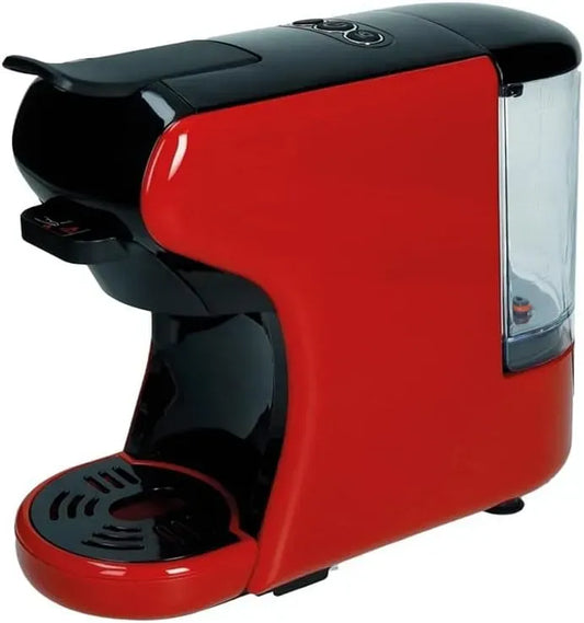 Macchina da caffè, BRANDANI, rosso, caffettiera elettrica, 94214 MACCHINA DA CAFFÈ ESPRESSO/CAPSULE ROSSO ABS/PP 24x11x24H cm