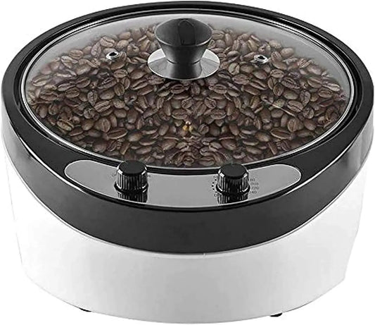 chicchi crudi, Tostatrice per caffè domestica Tostatrice elettrica per chicchi di caffè Design smussato ad alta capacità con regolazione della