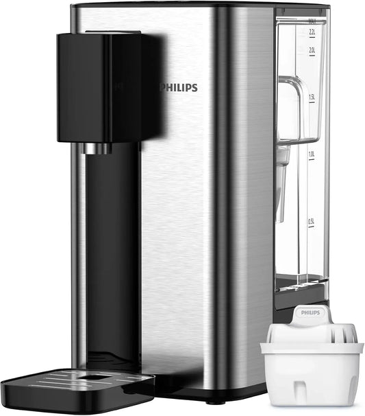 Philips Erogatore, pannello IPS, Water 3000 Series Erogatore di Acqua Calda con Filtrazione Taste+