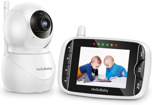 Monitor, HelloBaby HB66, display LCD, 2 zone di temperatura, schermo LCD da 3,2 pollici