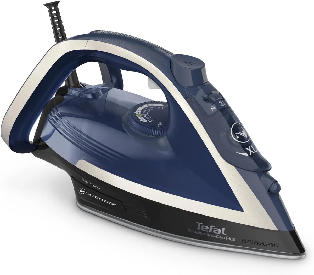 Tefal FV6846E1 Ultragliss Plus, Ferro da Stiro a Vapore anticalcare, 2800 Watt, collettore di calcare Rimovibile