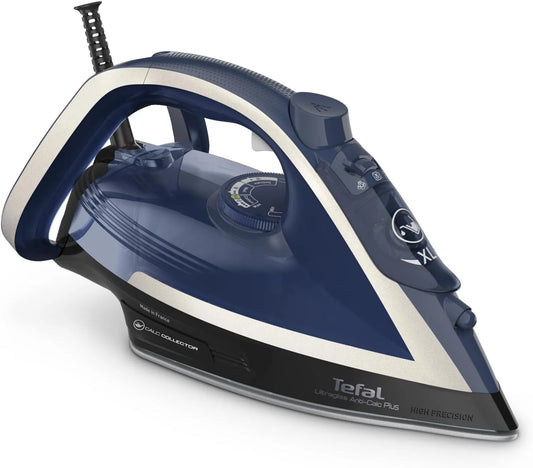 Tefal FV6846E1 Ultragliss Plus, Ferro da Stiro a Vapore anticalcare, 2800 Watt, collettore di calcare Rimovibile
