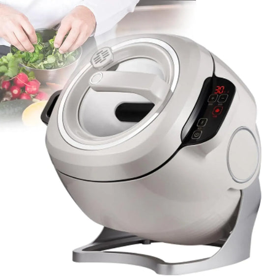 Pentola e padella, 6 L, 2000 W, rivestimento antiaderente, touch, comandi Touch Screen per Una co, Smart Home