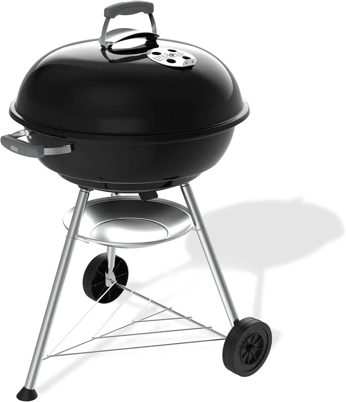 Barbecue, supporto, 57 cm, 2342 cm, ruote di trasporto, acciaio inox, nero