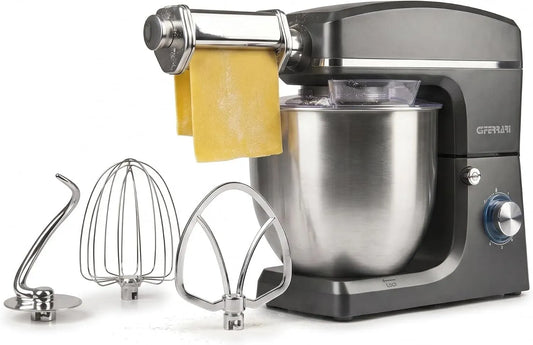 G20113 Grigio-Acciaio, G3 Ferrari Impastatrice Planetaria 10L con Tirapasta