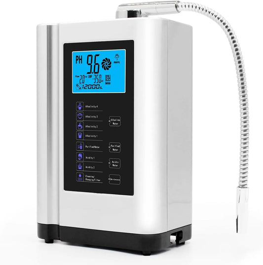 generatore, filtro, display LCD, Ionizzatore alcalino dell'acqua