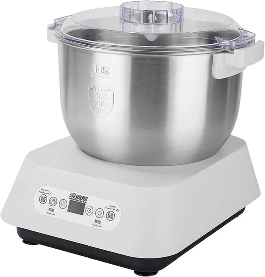 macchina, 7 L, timer, acciaio inox, per farina per pasta in acciaio inox da 7 l