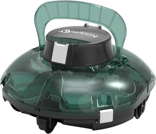 POOL CLEANER, Batteria, Robot, robot pulitore per piscina, 60 m, senza fili, bianco, per Piscine Fuori Terra 60 m², WINNY POOL