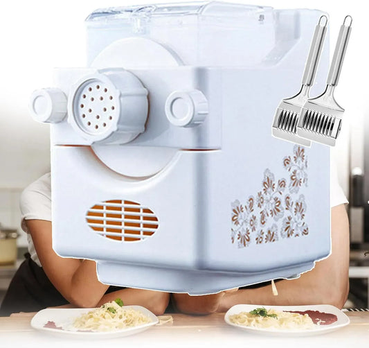 Macchina per pasta, 180 W, macchina per tagliatelle, professionale, 2 Divisori per Pasta
