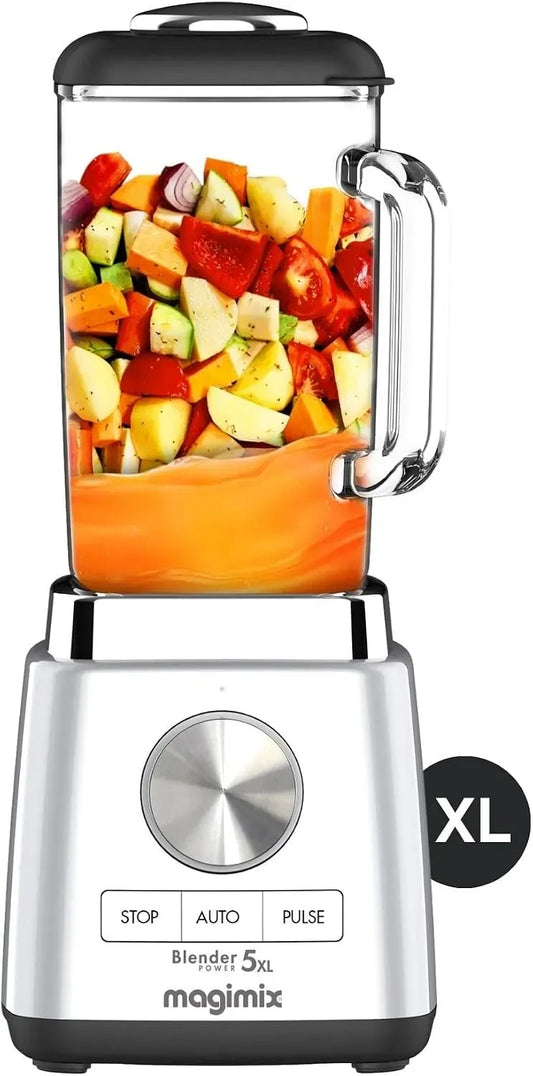 Frullatore, 2,8 L, 1500 W, 4 programmi, acciaio inox, Acciaio opaco, 4 Programmi Automatici, BPA Free