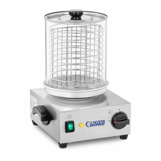 RCHW 800 Hot-Dog Maker, 24 cm, 800 W, 0 a 110 °C, 20 cm, professionale, ristorazione