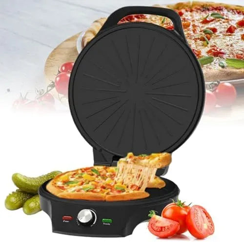 Forno elettrico per pizza, portatile, ristoranti, rivestimento antiaderente