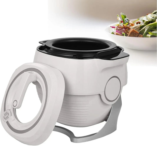 Pentola e padella, 6 L, touch, utensile da cucina, Macchina per cucinare, macchina per il riso elettrica wok da 6 litri con pannello smart touch