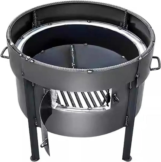 barbecue, portable, portatile, esterno, campeggio, acciaio inox, funzione riscaldante, cucina all'aperto barbecue camping ris