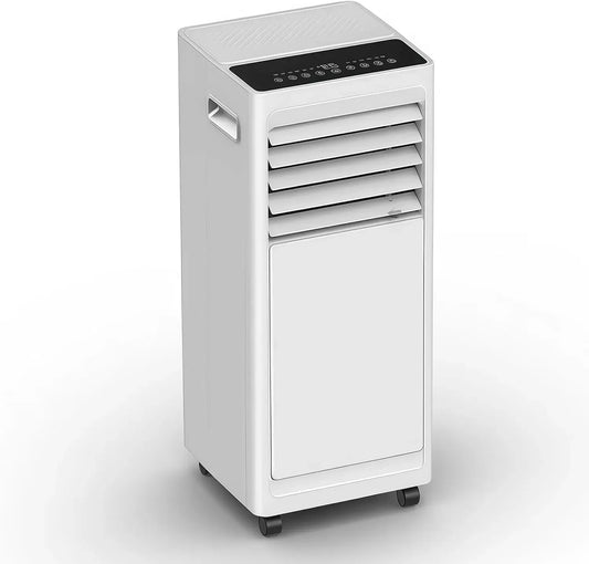 Deumidificatore 24H, 1000 W, 301 m³/h, portatile, ruote di trasporto, timer, Climatizzatore Portatile 9000 BTU, Telecomando 5 m