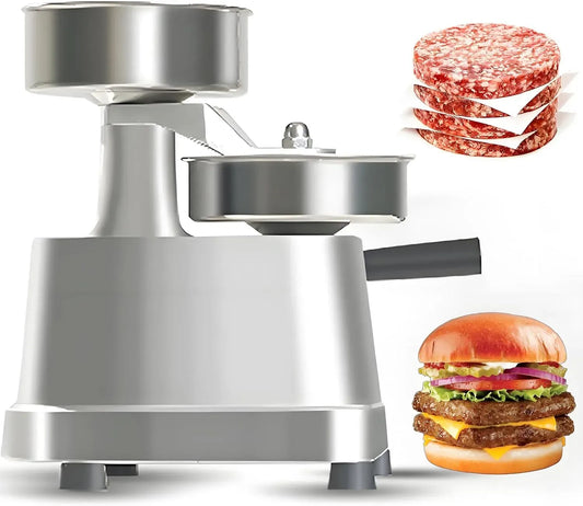 Macchina per hamburger, acciaio inox, per hamburger in acciaio inox con 500 fogli di carta cer