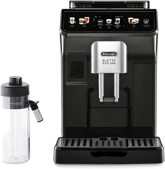 De'Longhi ECAM450.65.G Montalatte, cappuccinatore, touch, grigio, Display Touch