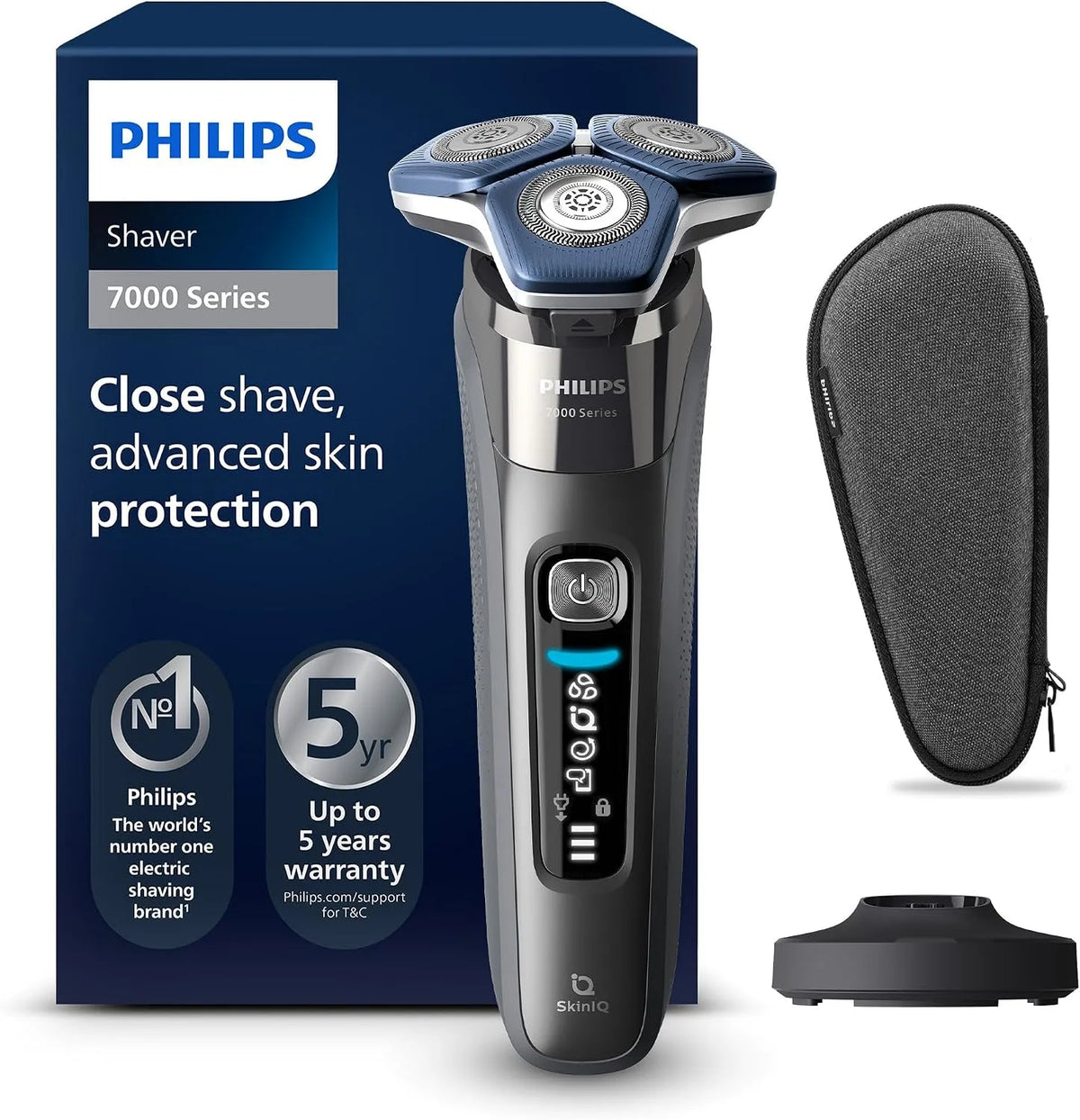 Philips Series 7000 spazzola, Rasoio, pannello IPS
