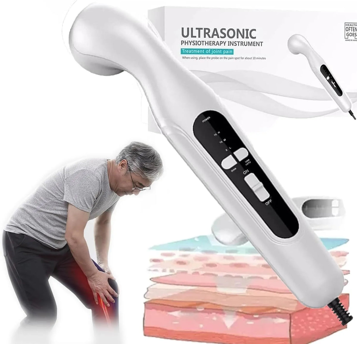Massaggiatore, 4 Cm, per Fisioterapia Ad Ultrasuoni