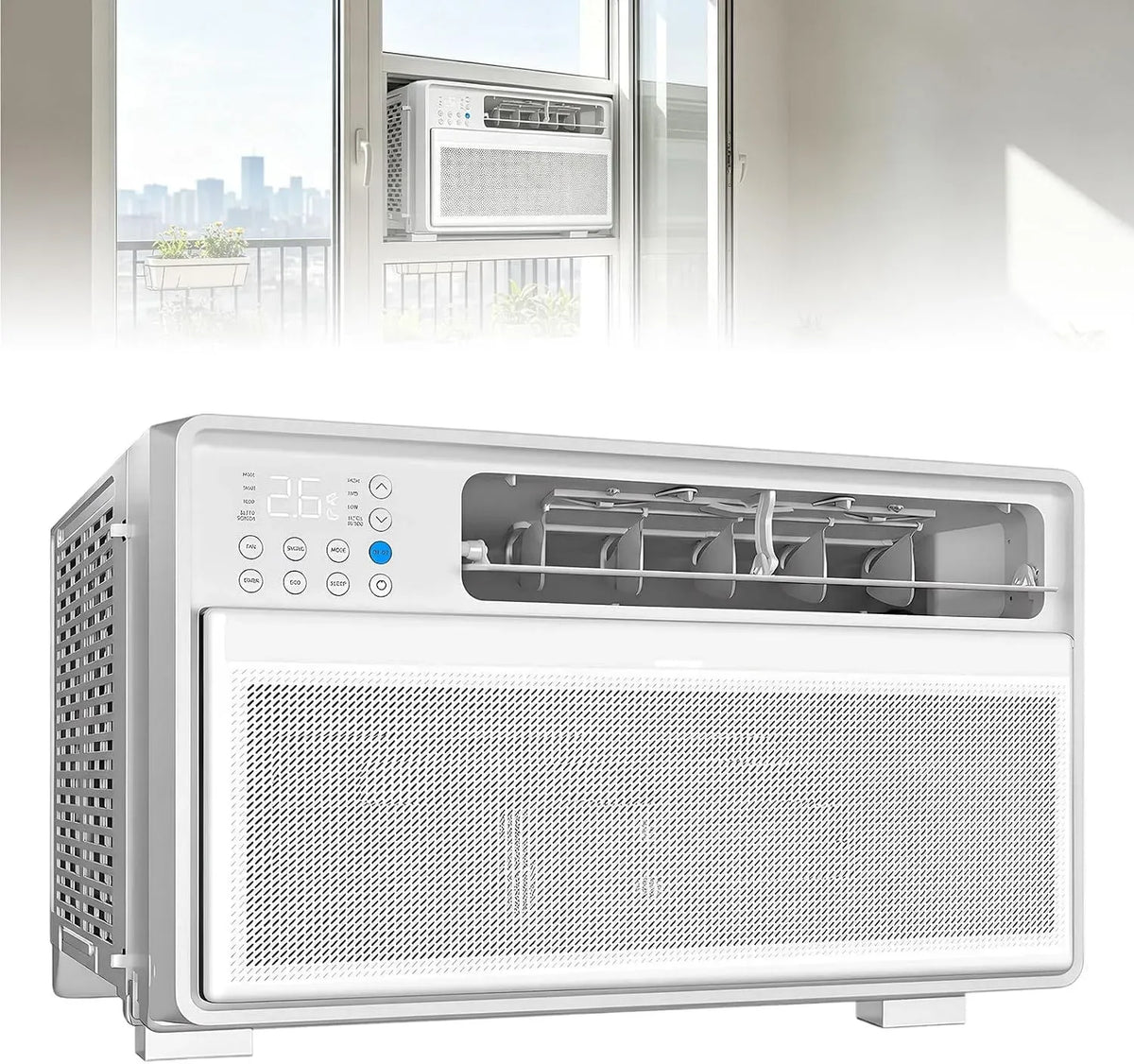 Condizionatore, Inverter, display digitale, climatizzatore, Condizionatore Inverter a Risparmio Energetico 9000 BTU