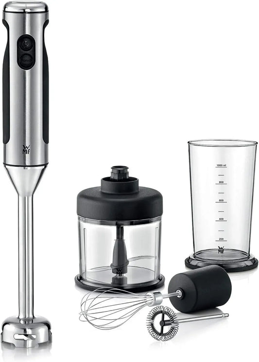WMF Set di frullatori a immersione in acciaio inossidabile, Lineo, 4 pezzi