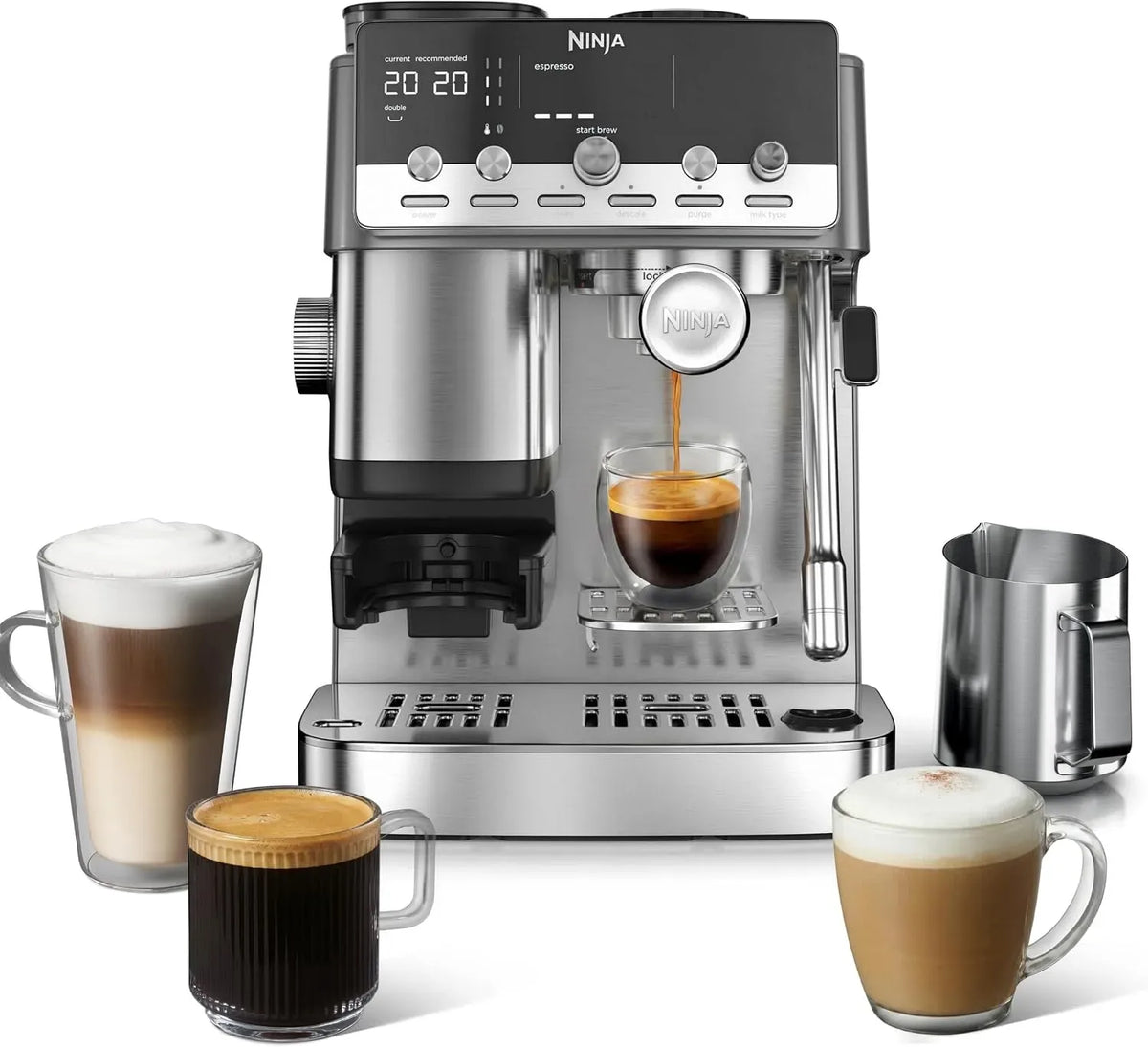 Ninja 2-in-1 ES351EU Montalatte, cappuccinatore