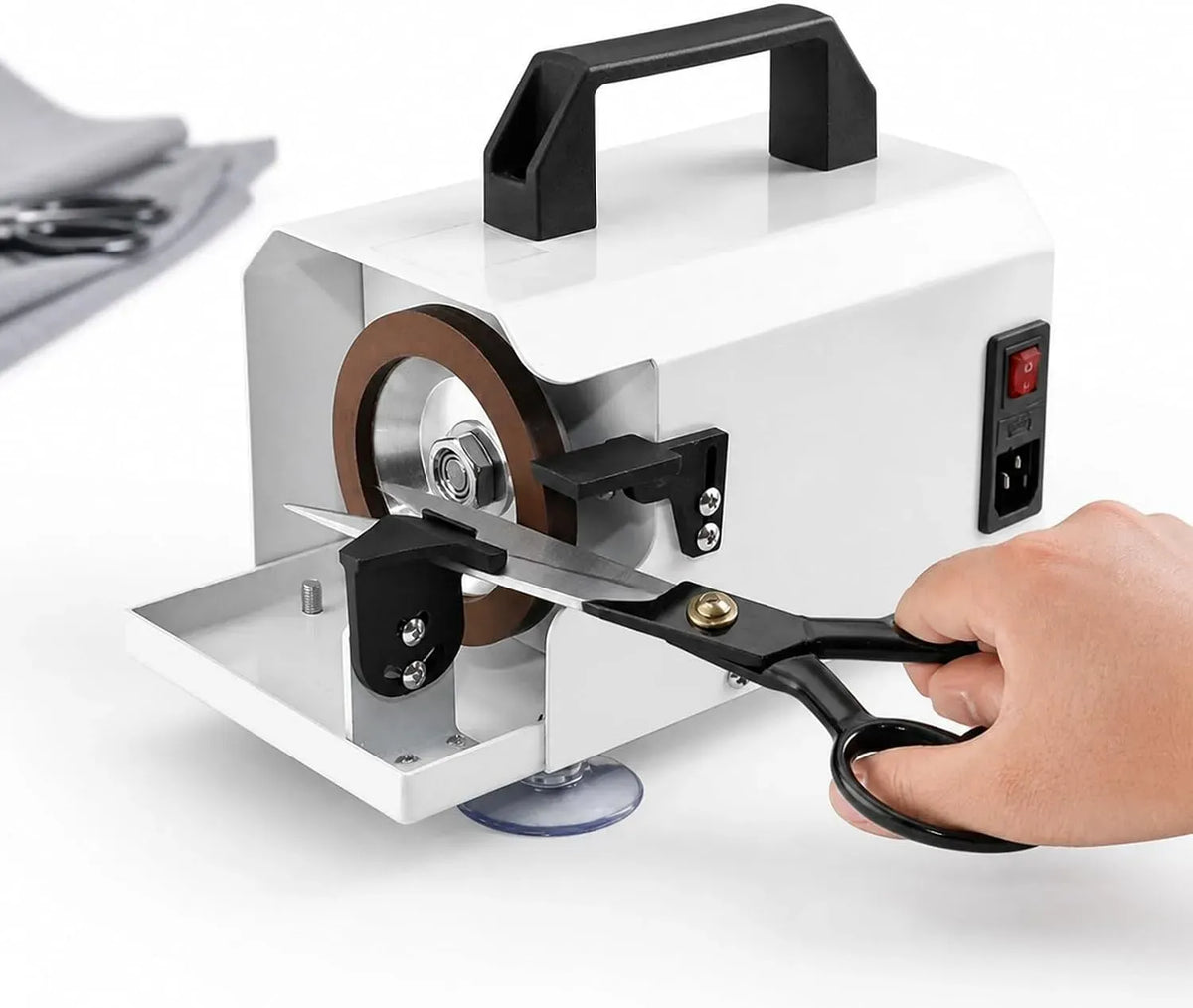 Affilacoltelli elettrico per uso professionale, larghezza massima 50 mm