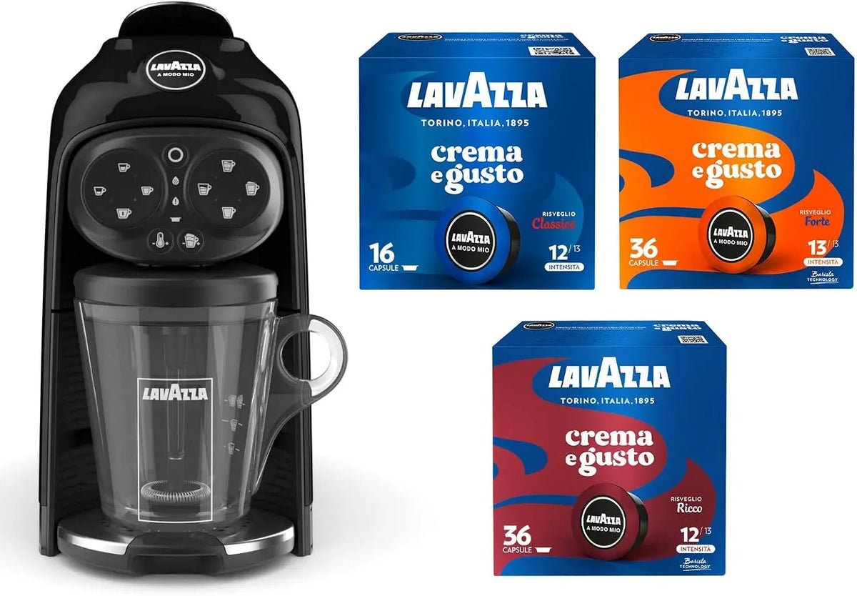 Macchina per Espresso, Macchina per Caff, macchina da caffè elettrica, 1.1 L, 60 Hz, 1500 W, 240 V, nero