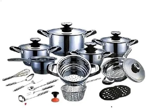 set di pentole e padelle, BATTERIA, 25 PEZZI, BATTERIA DI