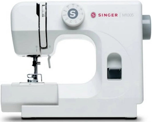 M1005 Macchina da cucire, macchina per cucito elettrica, bianco