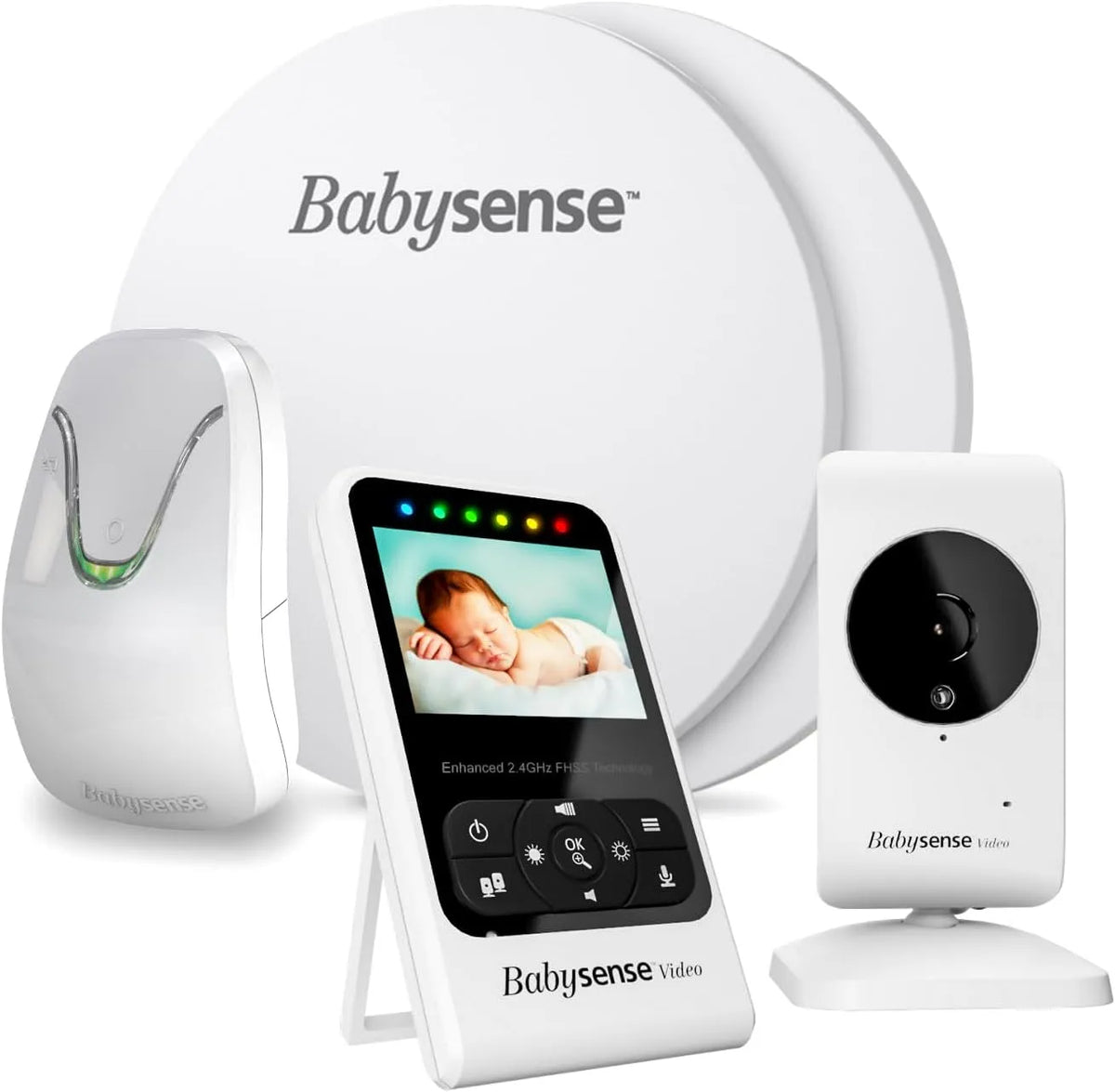 Monitor, Babysense, trasporto di insulina e farmaci, Copertura Completa del Letto con 2 Sensori