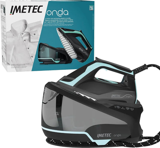Generatore, Piastra, ferro da stiro elettrico, 2,5 L, 2400 W, 300 g, ampio serbatoio, vapore, argento