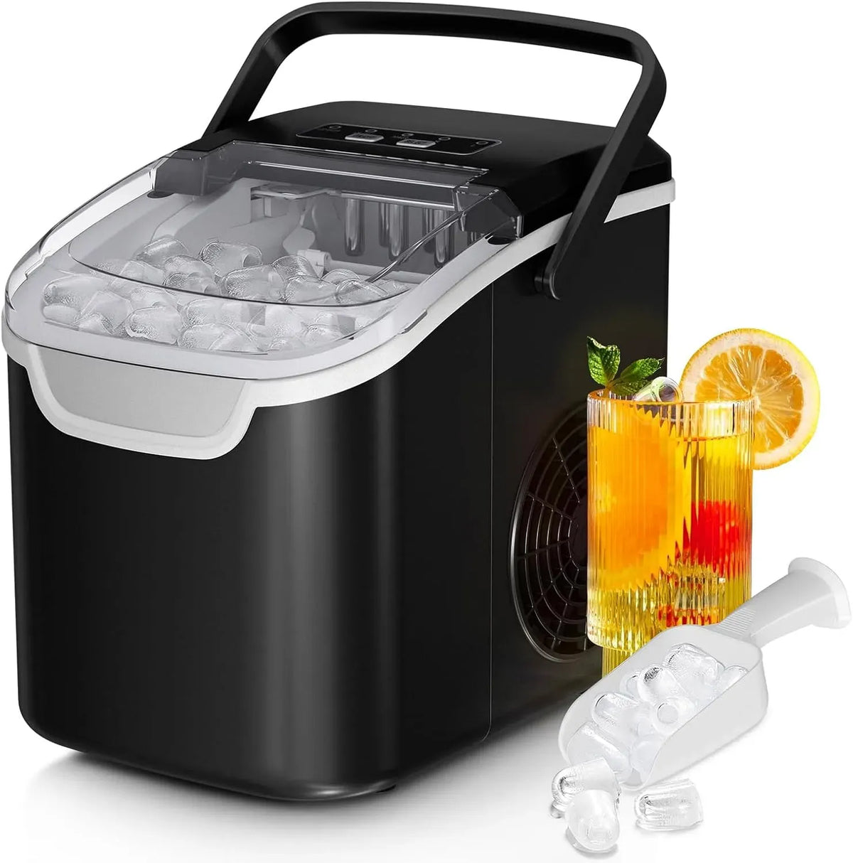 Macchina per il ghiaccio, 11,8 kg, 2 misure, portatile, per il ghiaccio da banco
