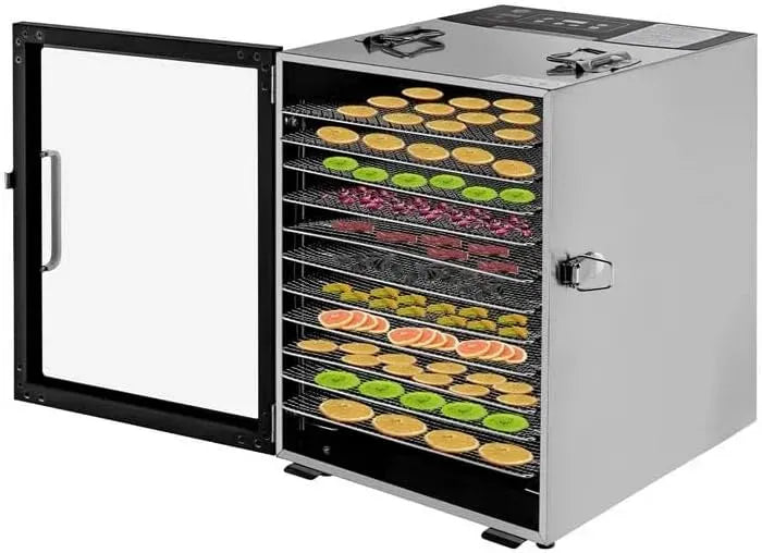 Asciugatrice, acciaio inox, asciugabiancheria, Essiccatore, Disidratatore alimentare Essiccatore for spezie a 12 strati Macchina for frutta