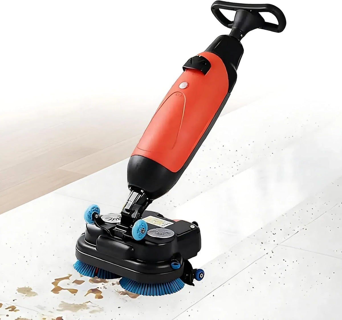 Copertura, lavapavimenti elettrico, 4,5 L, 7,5 l, professionale, rosso, per Pavimenti in Piastrelle