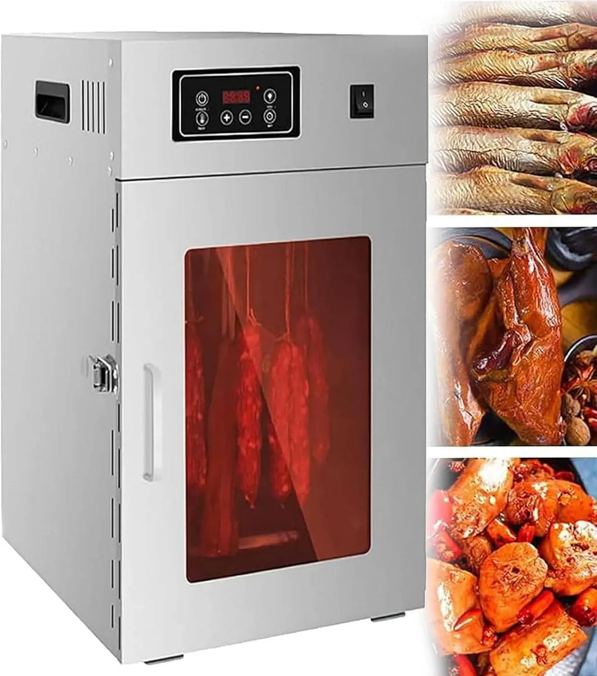 Asciugatrice, 800 W, 30 a 90 °C, timer, professionale, Timer 24 Ore, Riscaldamento a circolazione 360 Gradi