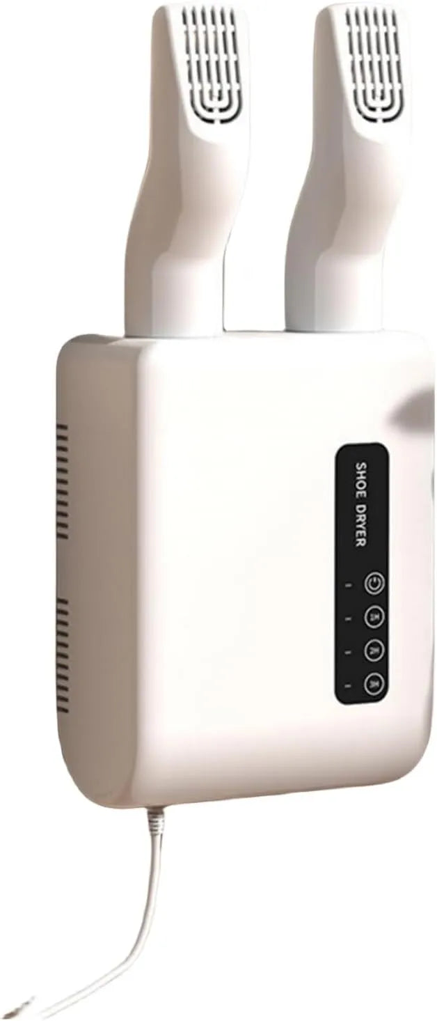 A 360 White, Asciugatrice per Stivali da Lavoro Asciugatrice Portatile per Scarpe Timer E Scalda Scarponi da Parete Regolabile ° Asciugatura Rapida