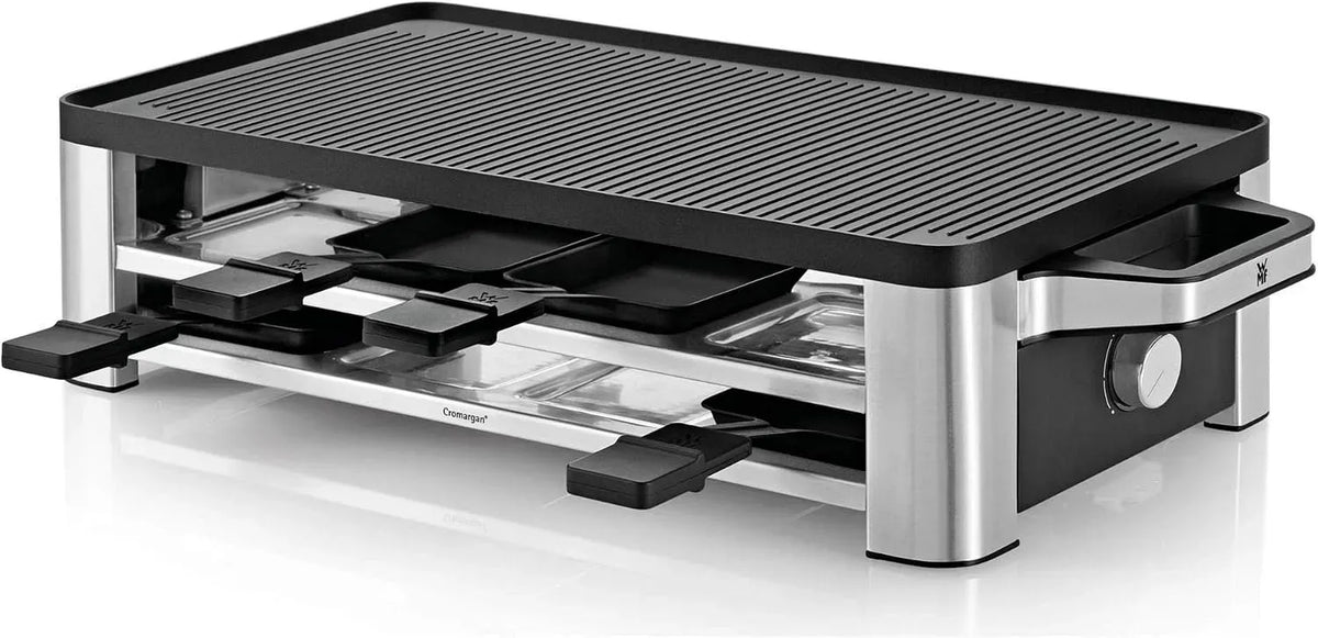 WMF Piastra, 1500 W, acciaio inox, Antiaderenti